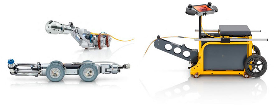 Robô fresador e guincho móvel KW206/306 IBAK