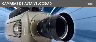Câmeras de alta velocidade, iluminação a laser